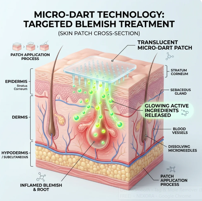 DermaSmooth Skin Tag Removal Patch (BUY 1 GET 1 FREE)