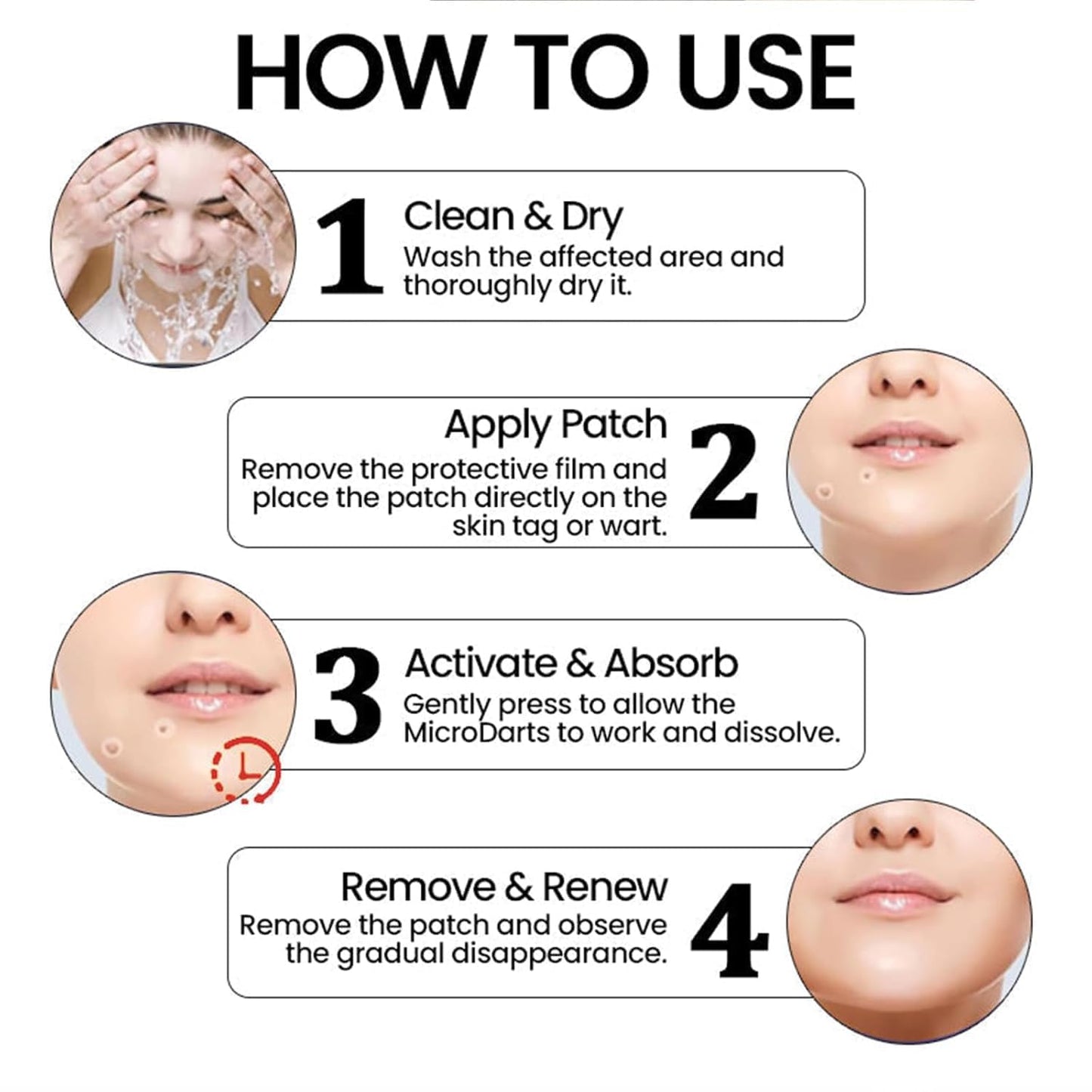DermaSmooth Skin Tag Removal Patch (BUY 1 GET 1 FREE)