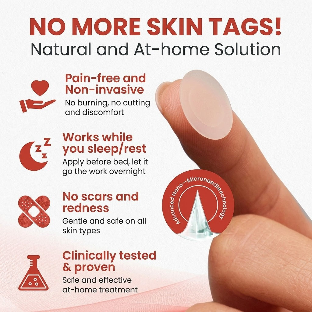 DermaSmooth Skin Tag Removal Patch (BUY 1 GET 1 FREE)