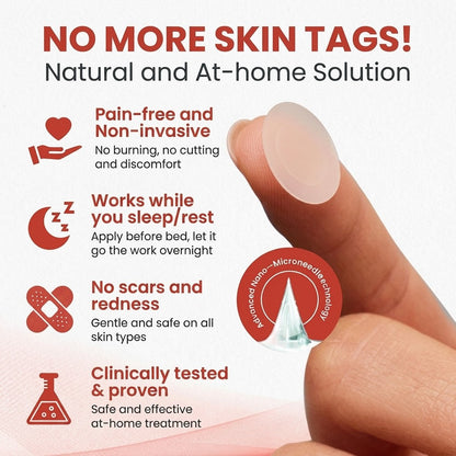 DermaSmooth Skin Tag Removal Patch (BUY 1 GET 1 FREE)